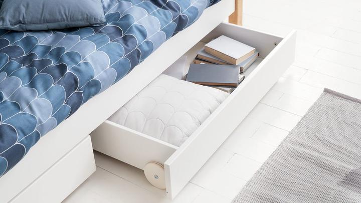 Produktbild Flexa Nor Einzelbett 90x200 mit 2 Schubladen (90 x 200 cm)