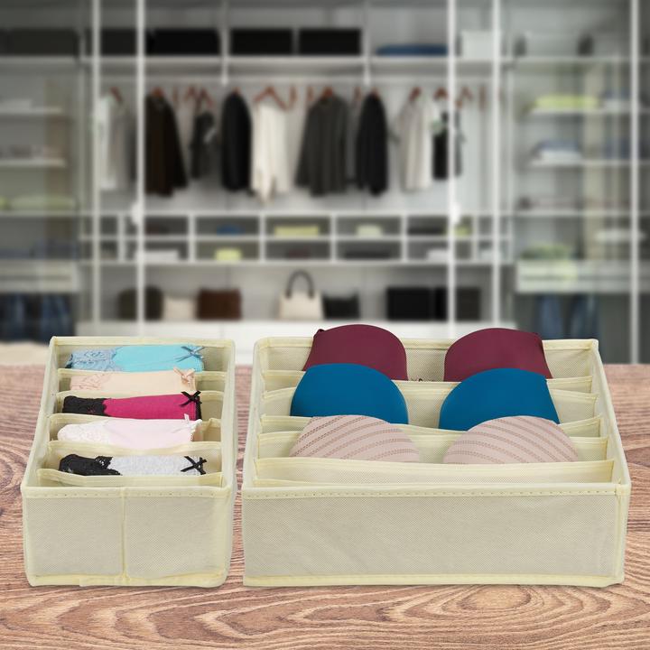Immagine prodotto Relaxdays Organizzatore di biancheria intima (32 x 32 x 9 cm, 9.20 l)