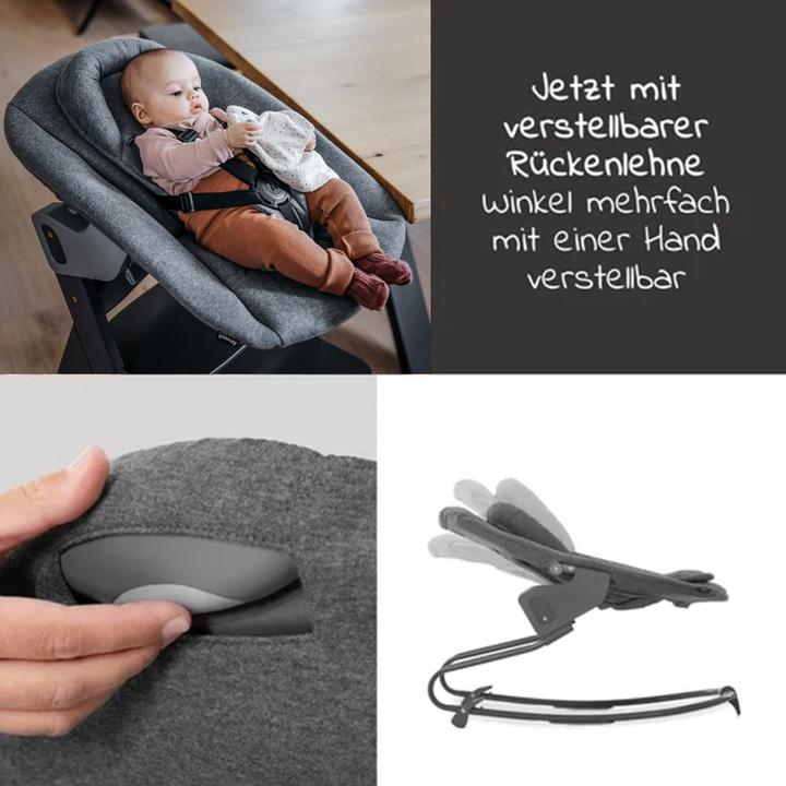 Produktbild Hauck Hochstühle Alpha Plus White 4-tlg. Newborn Set - Hochstuhl + 2in1 (Hochstuhl)