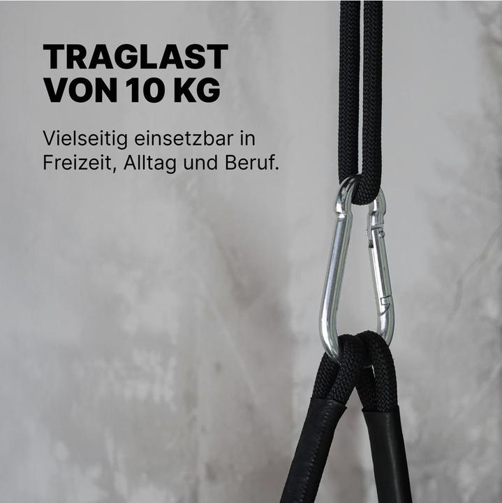 Immagine prodotto Dönges Feuerwehr-Karabinerhaken, DIN 5299 C, 40 x 4 mm, verzinkt, 4 x 40 mm, 10 kg