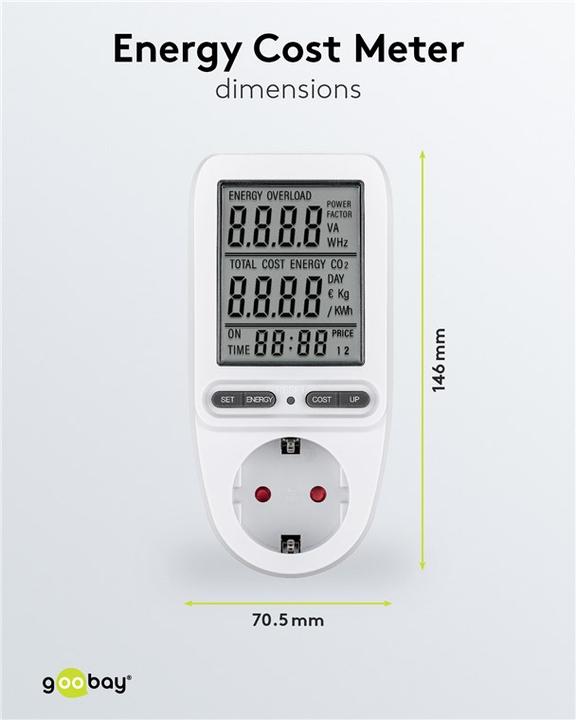 Produktbild Goobay Energiekostenmessgerät Pro