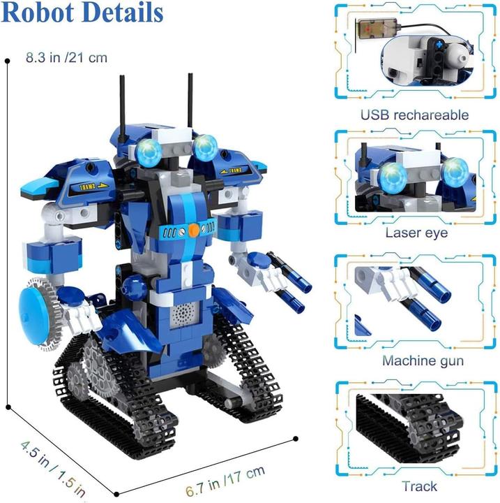 Actual product image Yerloa RC robot kit