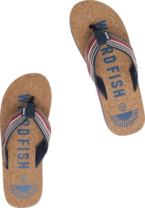 Actual product image Weird Fish Mens Englewood Cork Flip Flops (42)