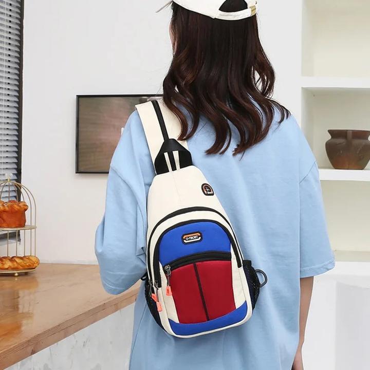 Immagine prodotto Only-Bags.Store Mini zaino Borsa piccola al petto Borsa messenger Borsa sportiva Borsa da viaggio Zaino Borsa