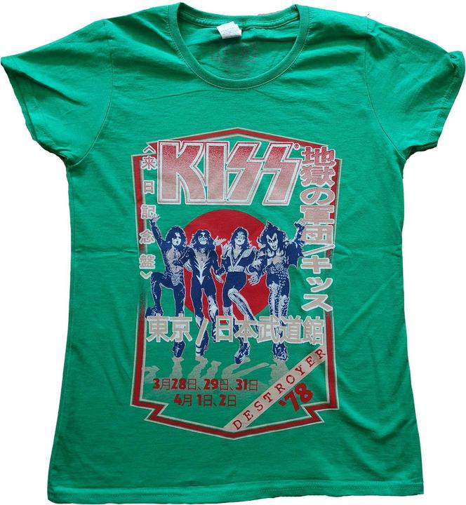 KISS Womens/Ladies Destroyer Tour 78 T-Shirt (XL)