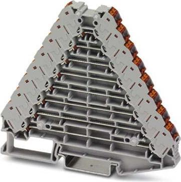 Produktbild Phoenix Contact PTRV 8 /RD 3270231 Rangierverteiler 0.14 mm² 1.50 mm² Grau 10 St.