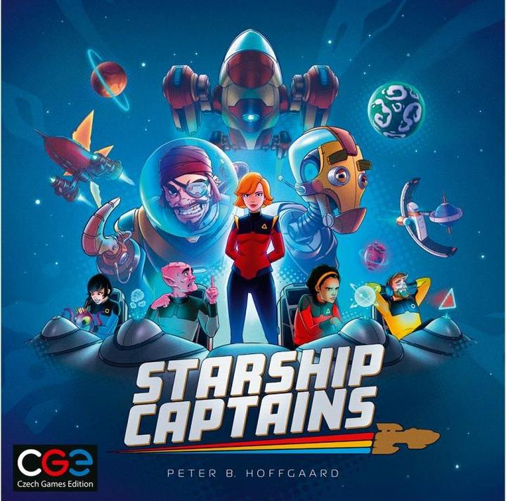 Produktbild Czech games edition Starship-Captains, Brettspiel, für 1-4 Spieler, ab 12 Jahren (DE-Ausgabe) (Deutsch)