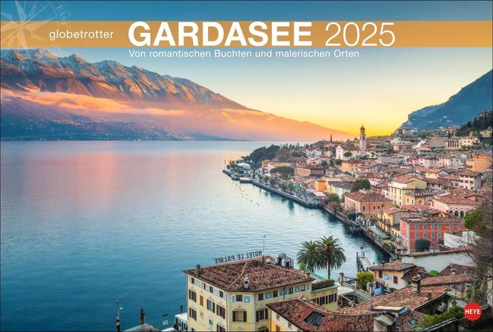 Image du produit Heye Calendrier globe-trotter du lac de Garde 2025 - Des baies romantiques et des lieux pittoresques (Couverture rigide, Allemand)