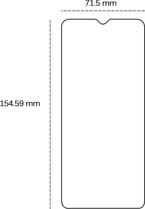 Produktbild OEM Gehärtetes Glas 2,5D für Samsung Galaxy M34 5G