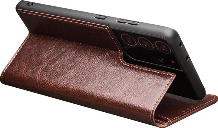 Image du produit QiAlino Fourre Flip cuir véritable (Samsung Galaxy S23 Ultra)