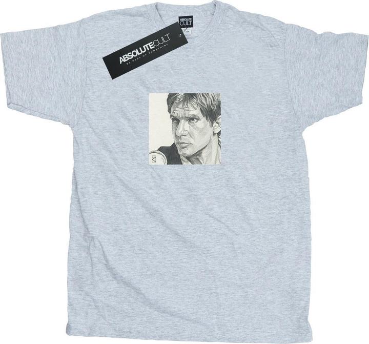 Star Wars Han Solo Drawing TShirt (XXL)