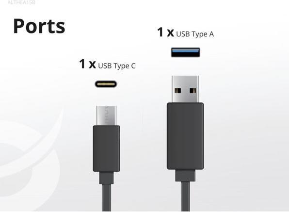 Actual product image Conceptronic Charger 2Port 20W,1xUSB-C,1xUSB-A Desk PD bw (20 W)