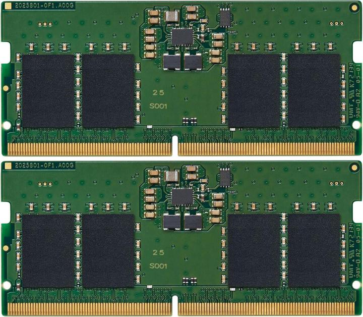 Image du produit Kingston Technology KCP548SS6K2-16 Module mémoire 16 Go 2 x 8 Go DDR5 4800 MHz (2 x 8GB, 4800 MHz, RAM DDR5, SO-DIMM)