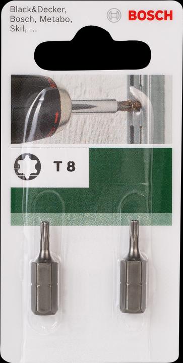 Produktbild Bosch Zubehör Schrauberbit Standard T (T 8)