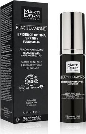 Actual product image Martiderm EPIGENCE OPTIMA SPF 50 Fluid Cream 30 ml (NEW PRODUCT) (Suntan cream, SPF 50, 30 ml)