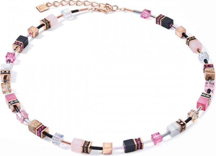 Actual product image Coeur de Lion GeoCube necklace (Stainless steel)