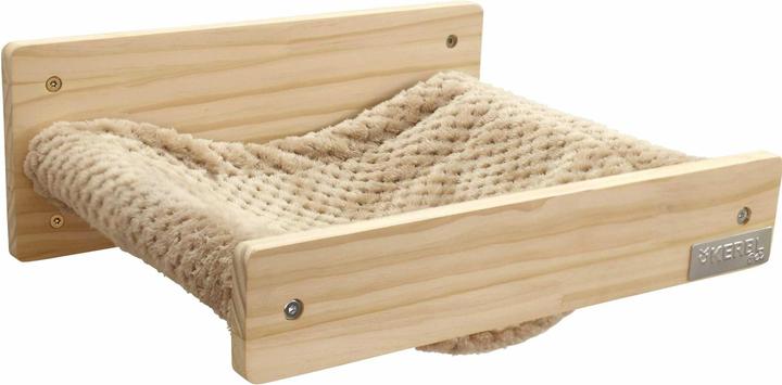 Produktbild Kerbl Hängematte Timber für Katzen (16 cm, Taupe, Natur)