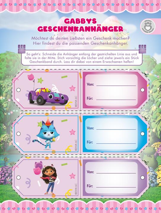 Produktbild Panini Gabby's Dollhouse: 1001 Sticker: Stickern - Rätseln - Ausmalen