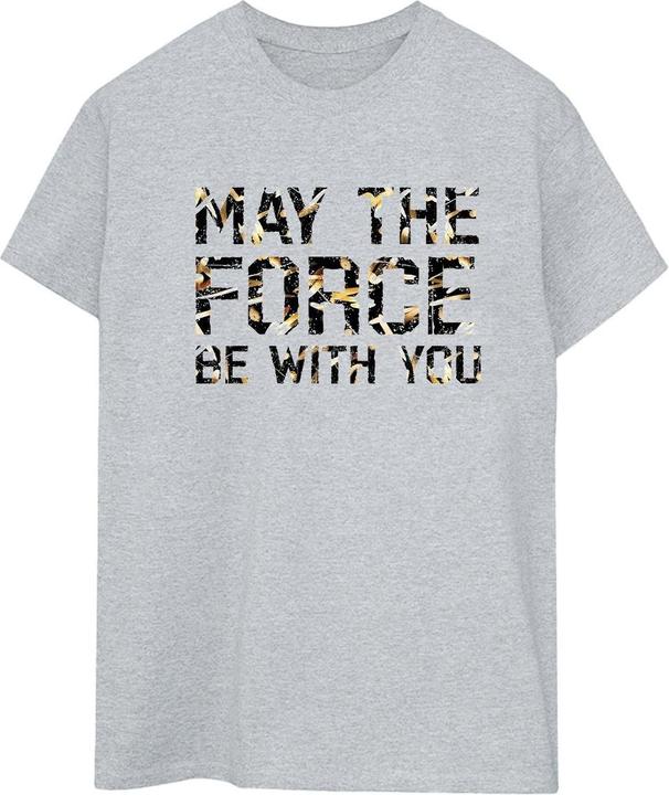 Star Wars May The Force Infill TShirt (L)