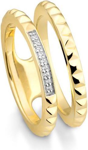 Breuning RING - BRILL. 0,05 Ct. H/si (54, 585/14 K Gold)