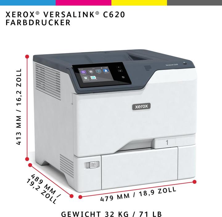 Produktbild Xerox VERSALINK C620 A4 50PPM DUPLEX (Laser, Farbe)