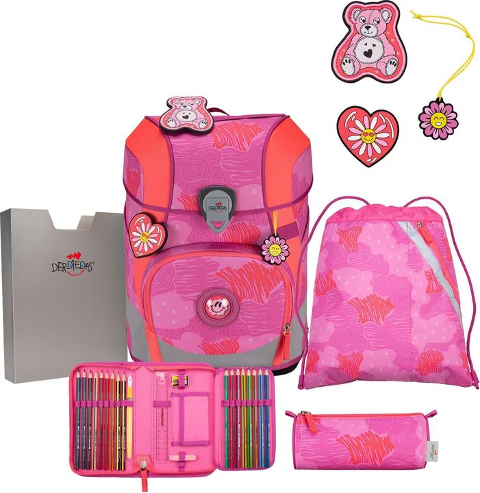 Derdiedas ErgoFlex Tiny Schulranzen-Set 6-teilig (21 l)
