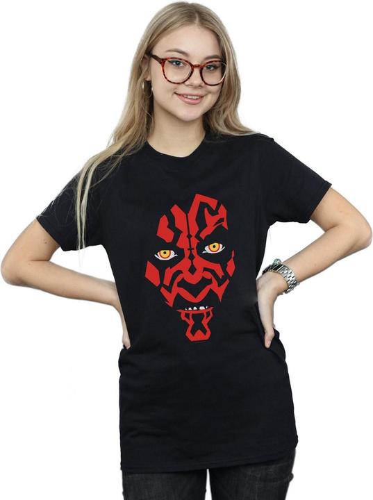 Immagine prodotto Star Wars Darth Maul Face Maglietta Ampia Donna (XL)