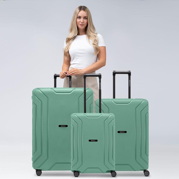Produktbild Redolz Essentials 15 4-Rollen Kofferset 3-tlg. mit Dreipunkt-Verschluss (210 l, XL (ab 115l))