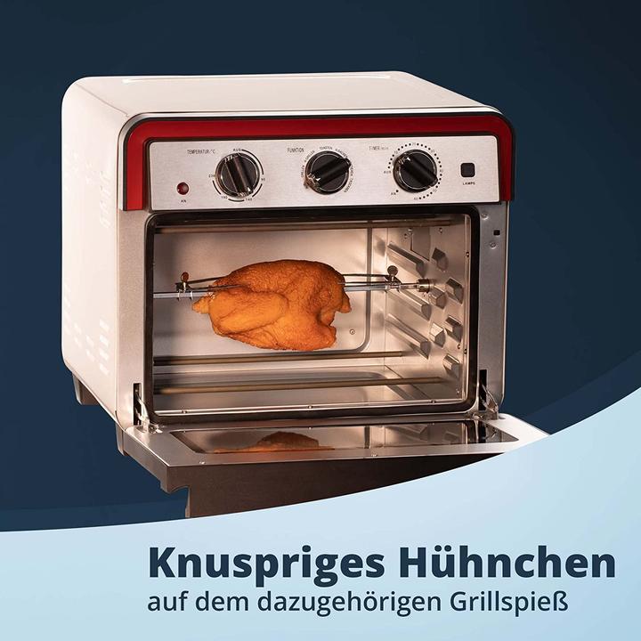 Actual product image KHG Mini-Backofen Retro MBO-22CS