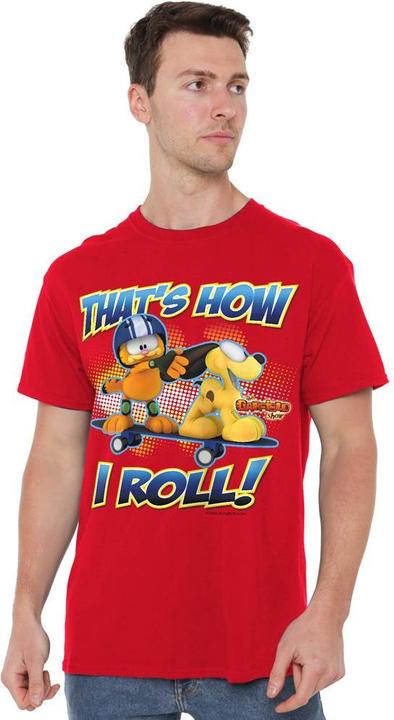 Immagine prodotto Garfield How I Roll Maglietta Uomo (4XL)
