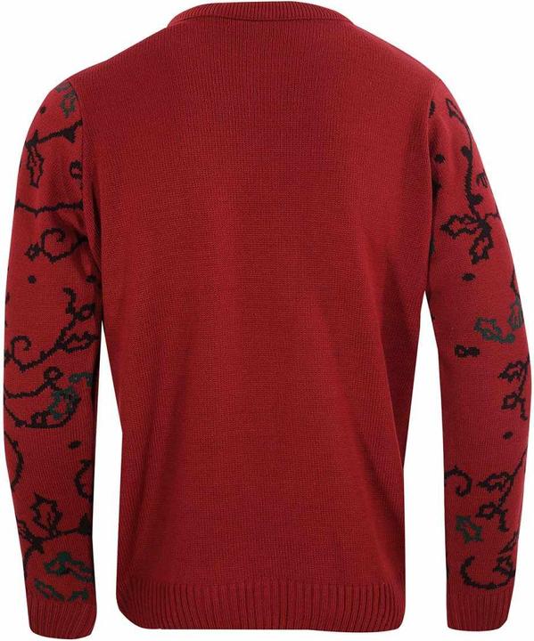 Actual product image The Nightmare Before Christmas Unisex Adult Jack and Sally Knitted Sweatshirt (XL)
