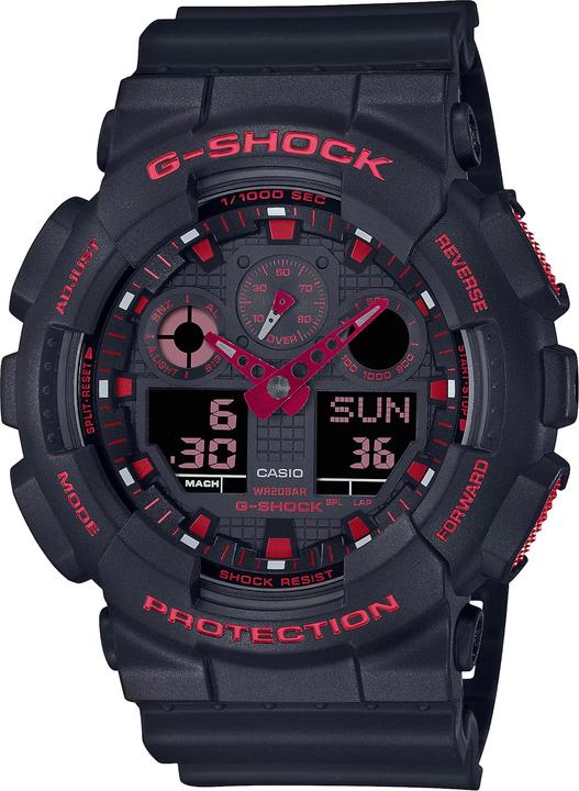 Casio GA-100BNR-1AER (Chronograph, Digitaluhr, 51 mm)