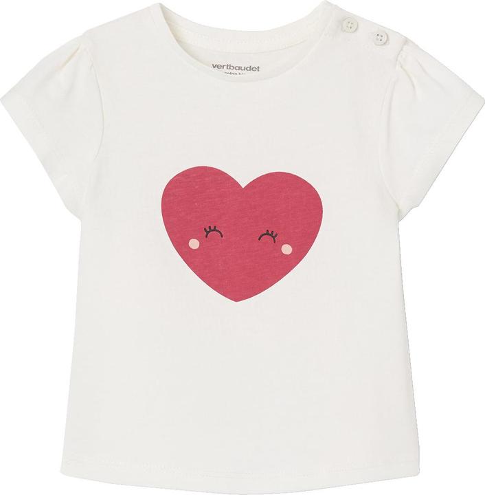 Image du produit Vertbaudet Bio-Kollektion: 3er-Pack Mädchen Shirts BASIC, Langarm & Kurzarm (74)