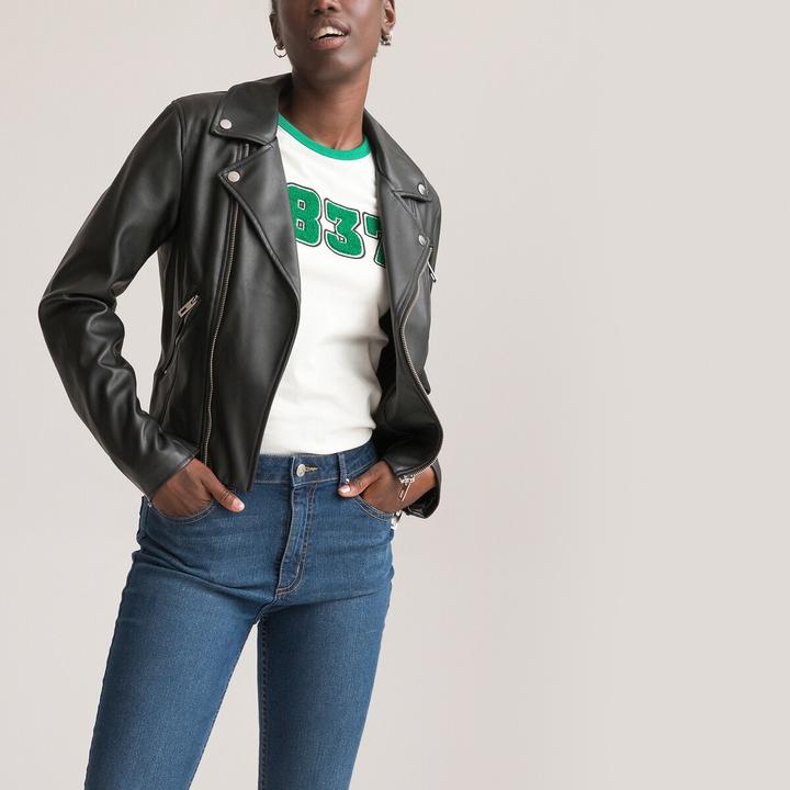 Immagine prodotto La Redoute Collections Giacca biker in ecopelle (46)