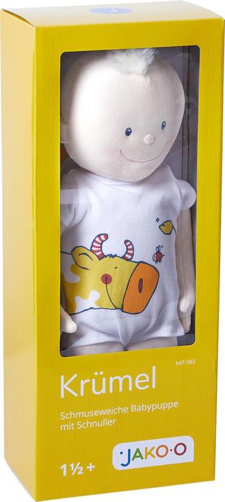 Actual product image Haba Cuddly doll Krümel beige 43cm (MQ2) **