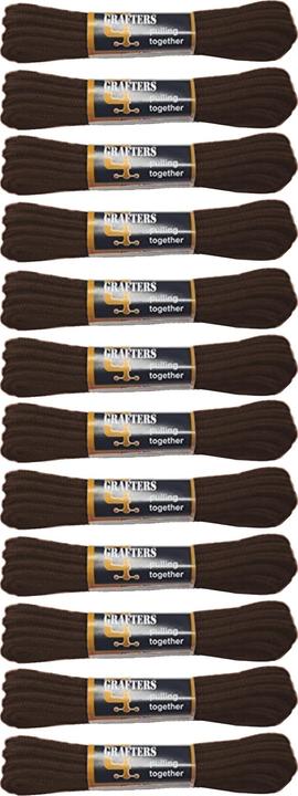 Grafters Schnürsenkel rund 140 cm 12erPack (140 cm)