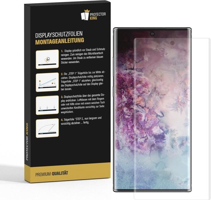 Actual product image Protectorking 6x Panzerfolie Anti-Shock matt entspiegelt (6 Piece, Samsung Galaxy Note 10 Plus)