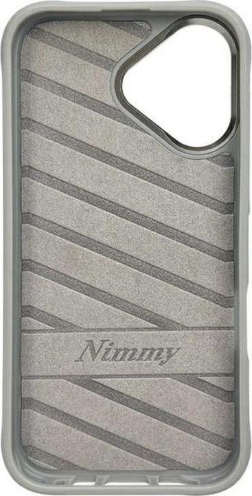 Produktbild Mocco Nimmy case iPhone 16 6.1" gray Glasses Cool Cat (Apple iPhone 16)