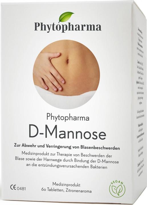 Actual product image Phytopharma D-Mannose (60 Piece, 359.10 ml, 121 g)