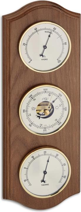 Image du produit TFA 20.1076 Station météo analogique en bois massif