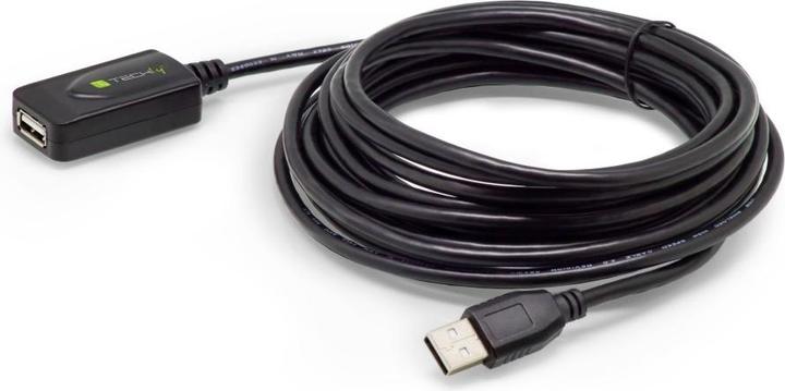 Produktbild Techly USB2.0 Aktives Verlängerungskabel, 20 m Dieses aktive USB-Kabel verlängert und verstärkt das Signal (20 m, USB 2.0)