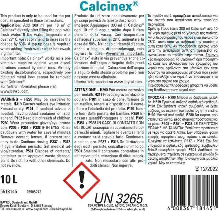 Produktbild Bayrol Calcinex (10000 ml)