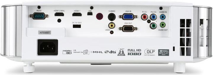 Image du produit Acer H7550st (Full HD, 3000 lm, 0.69 - 0.76:1)