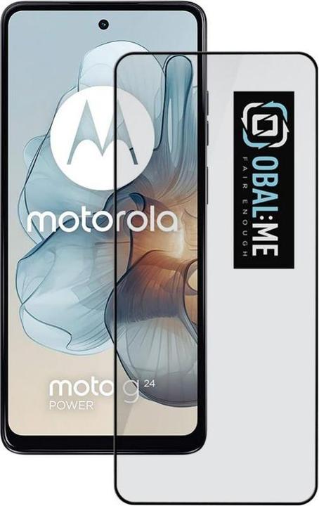 - OBAL:ME 5D Glass Screen Protector for Motorola G04/G24 Power Black (1 Piece, Motorola Moto G04, Motorola Moto G24)