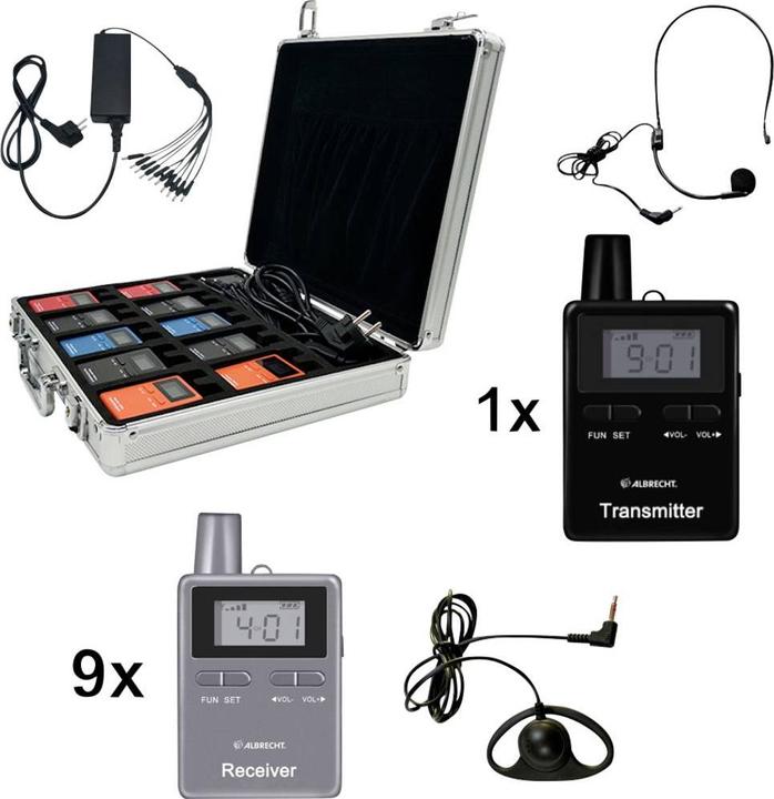 Produktbild Albrecht ATT/ATR400 10er 29970.S10 Tour Guide System (0.20 km)