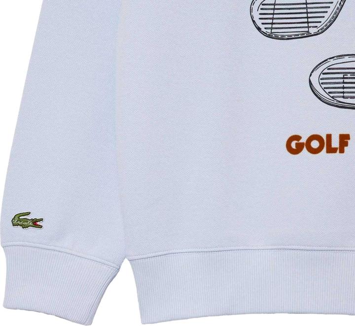 Actual product image Lacoste Unisex Adult Motif Pique Relaxed Fit Sweatshirt (XS)