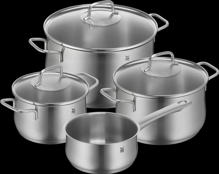 Produktbild WMF Brillant Topf-Set, 4-teilig (16 cm, Pfannenset + Topfset, Edelstahl)