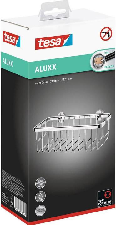 Actual product image tesa Aluxx storage basket single storey, M (9 x 13.5 x 26.5 cm)