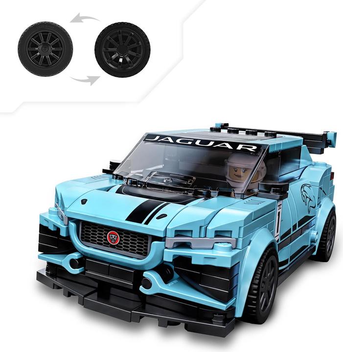 Produktbild LEGO Formula E Panasonic Jaguar Racing GEN2 car & Jaguar I-PACE eTROPHY (76898, LEGO Speed Champions)