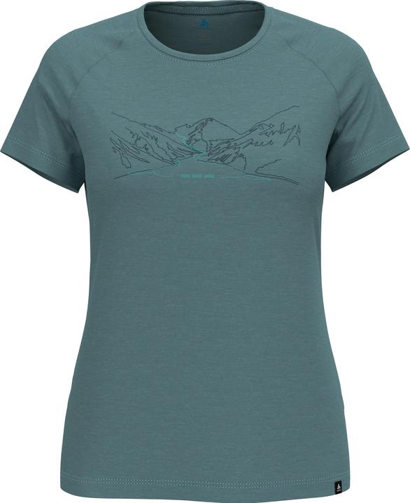 Actual product image Odlo Women's Ascent PW 130 Run.Bike.Hike. Crew Neck S/S (L)